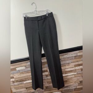 Talbots Charcoal Gray Pleated Dress Pants Size 2